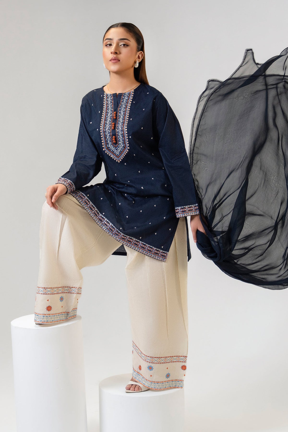 Rangrez – Heavy Embroidered Stitched Suit