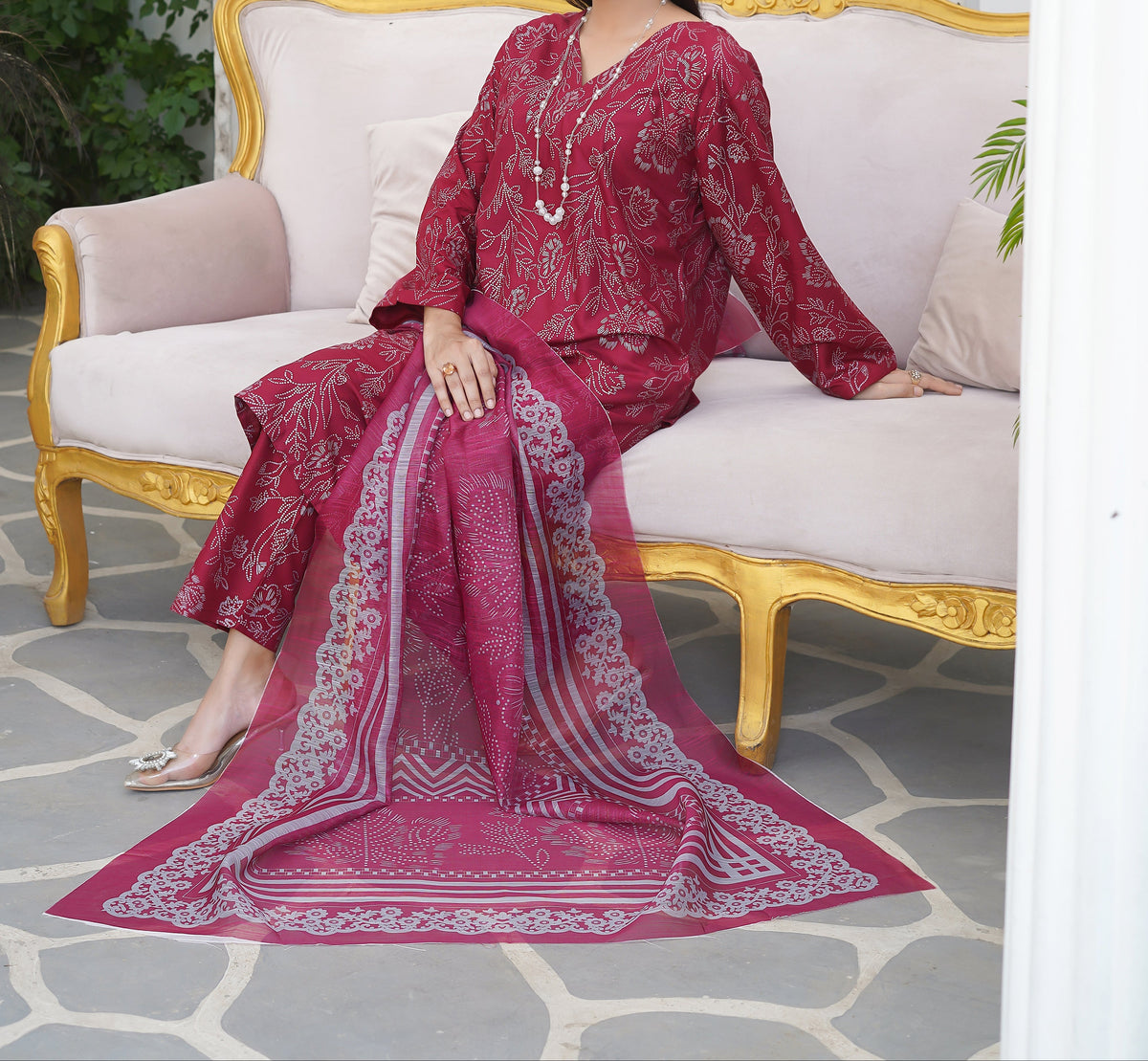 charizma maroon 3pcs