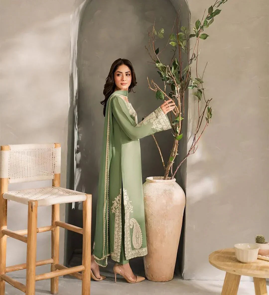 AFREEN EMBROIDED 3 PCS