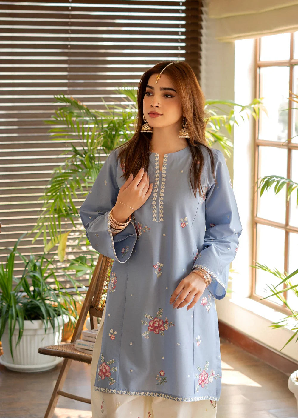 DUREFASHA EMBROIDED 2 PIECE