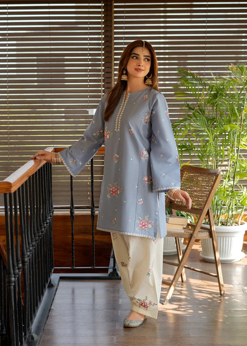 DUREFASHA EMBROIDED 2 PIECE