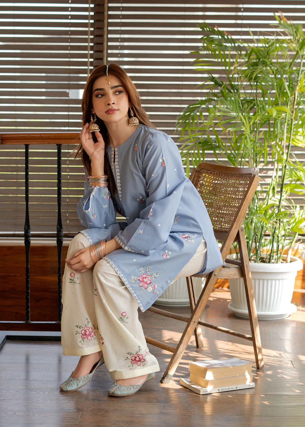 DUREFASHA EMBROIDED 2 PIECE