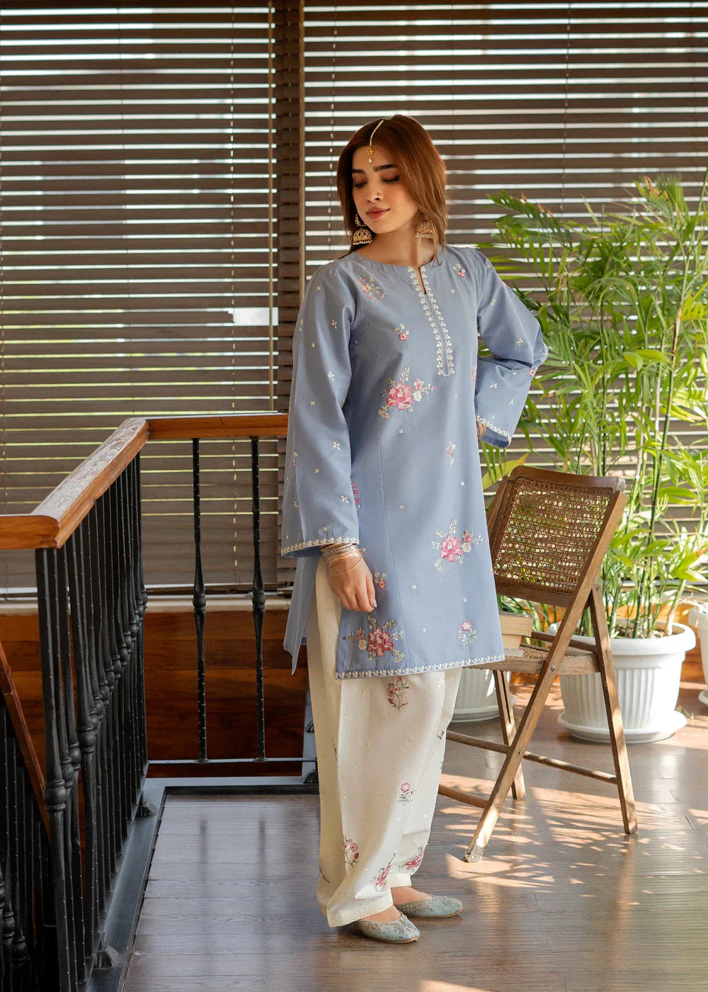 DUREFASHA EMBROIDED 2 PIECE