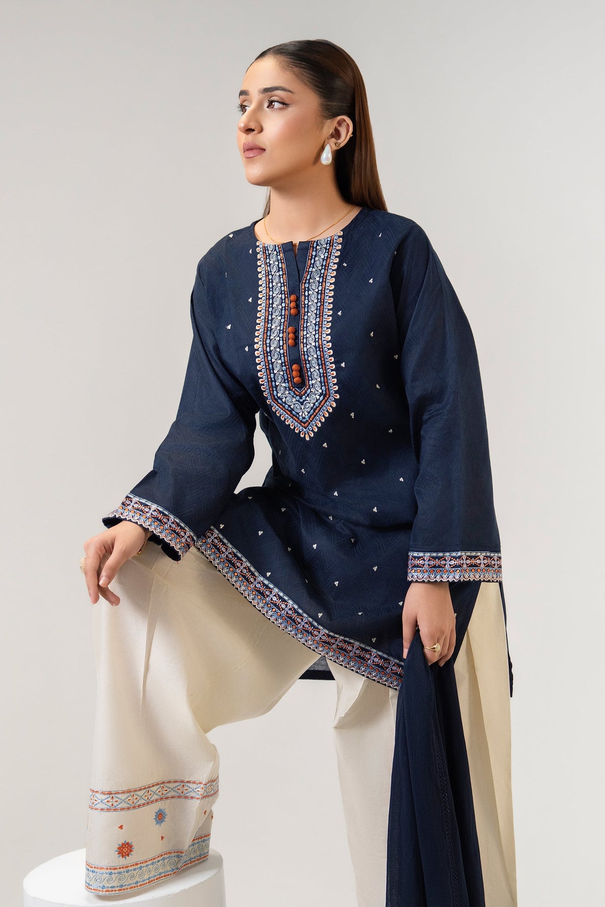 Rangrez – Heavy Embroidered Stitched Suit