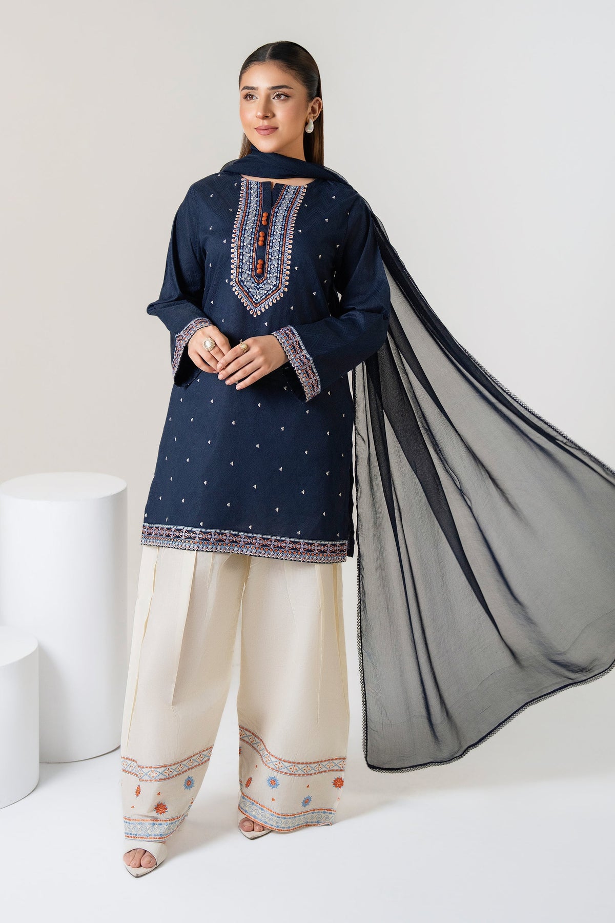 Rangrez – Heavy Embroidered Stitched Suit