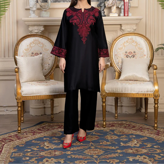 TAAJ 3PC emboriederd and printed