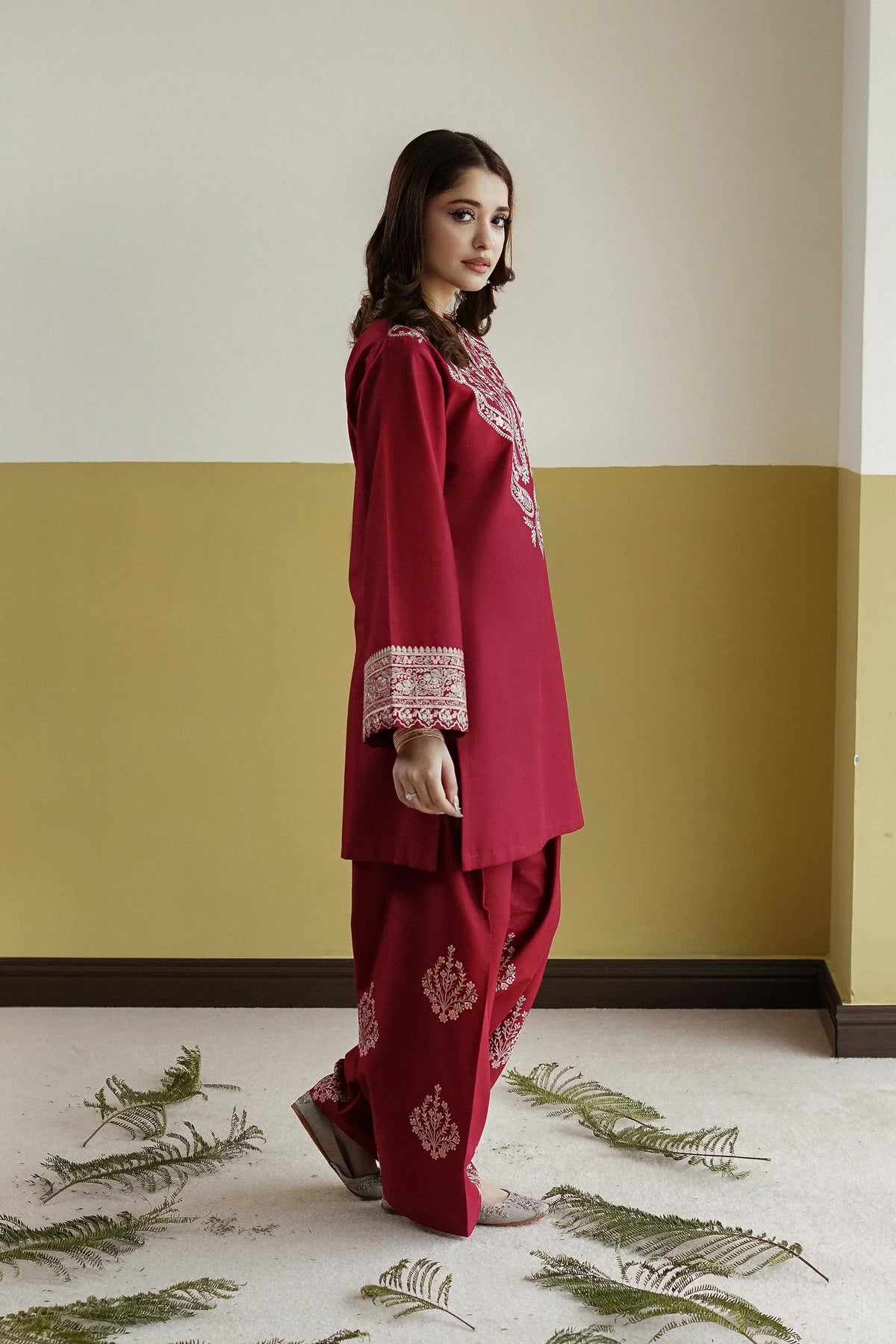 ANEESA EMBROIDED 2 PCS