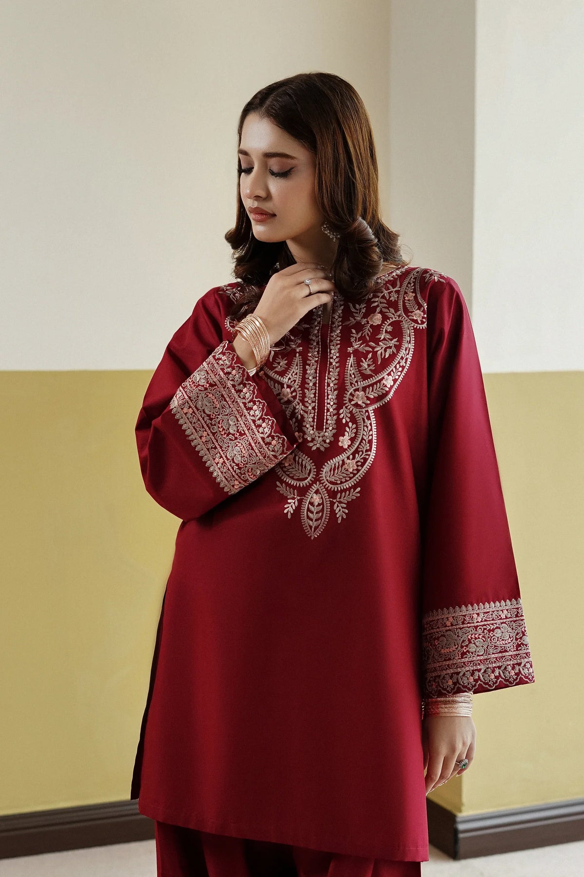 ANEESA EMBROIDED 2 PCS