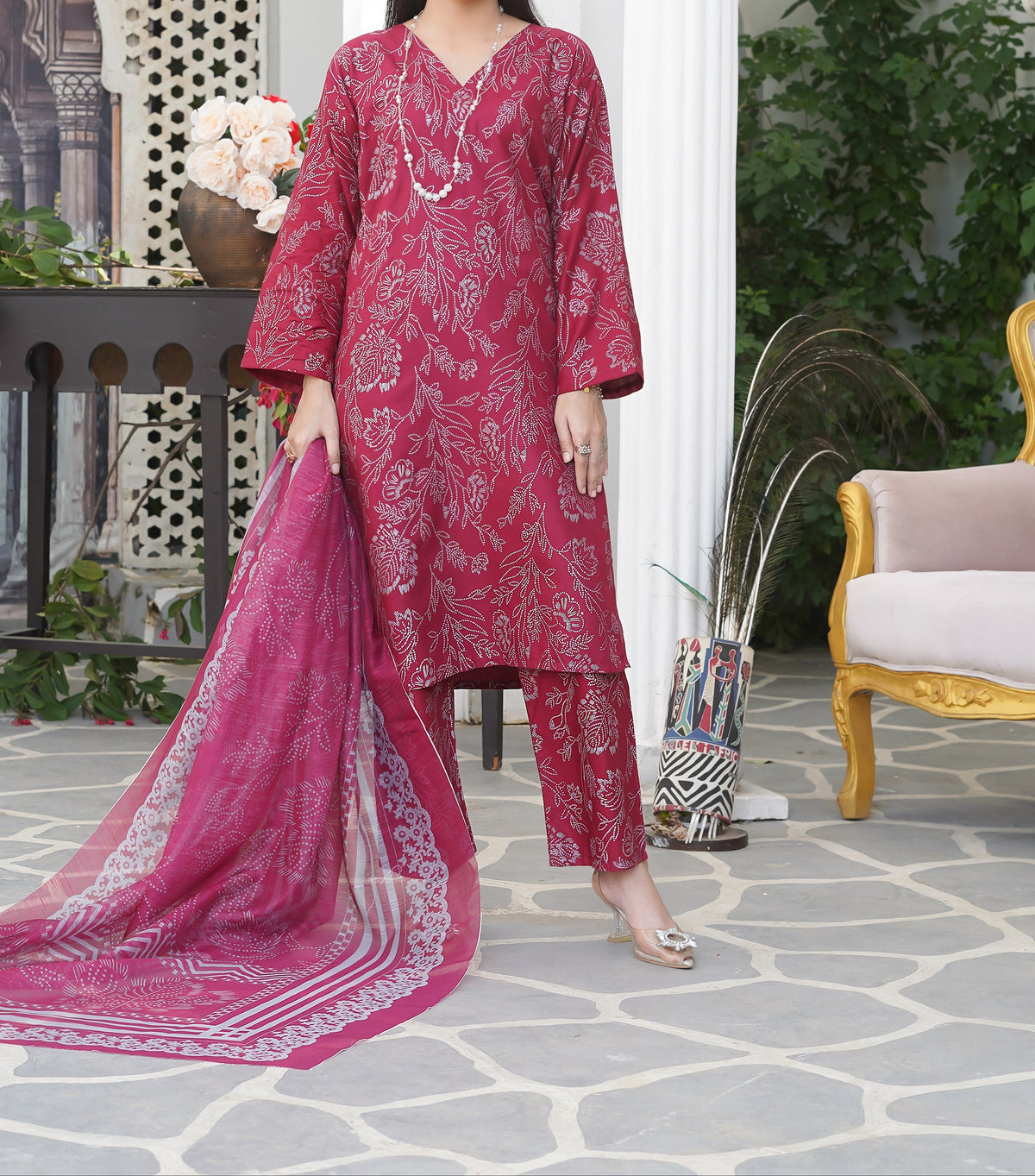 charizma maroon 3pcs