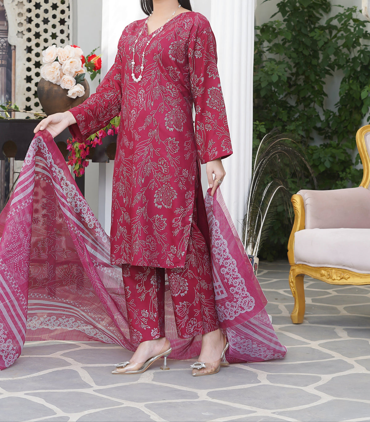 charizma maroon 3pcs