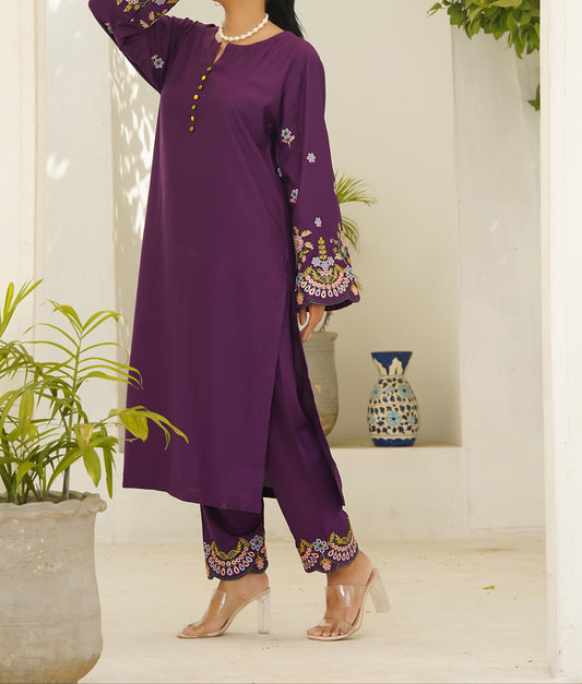 HUMA PURPLE TWO PIECE