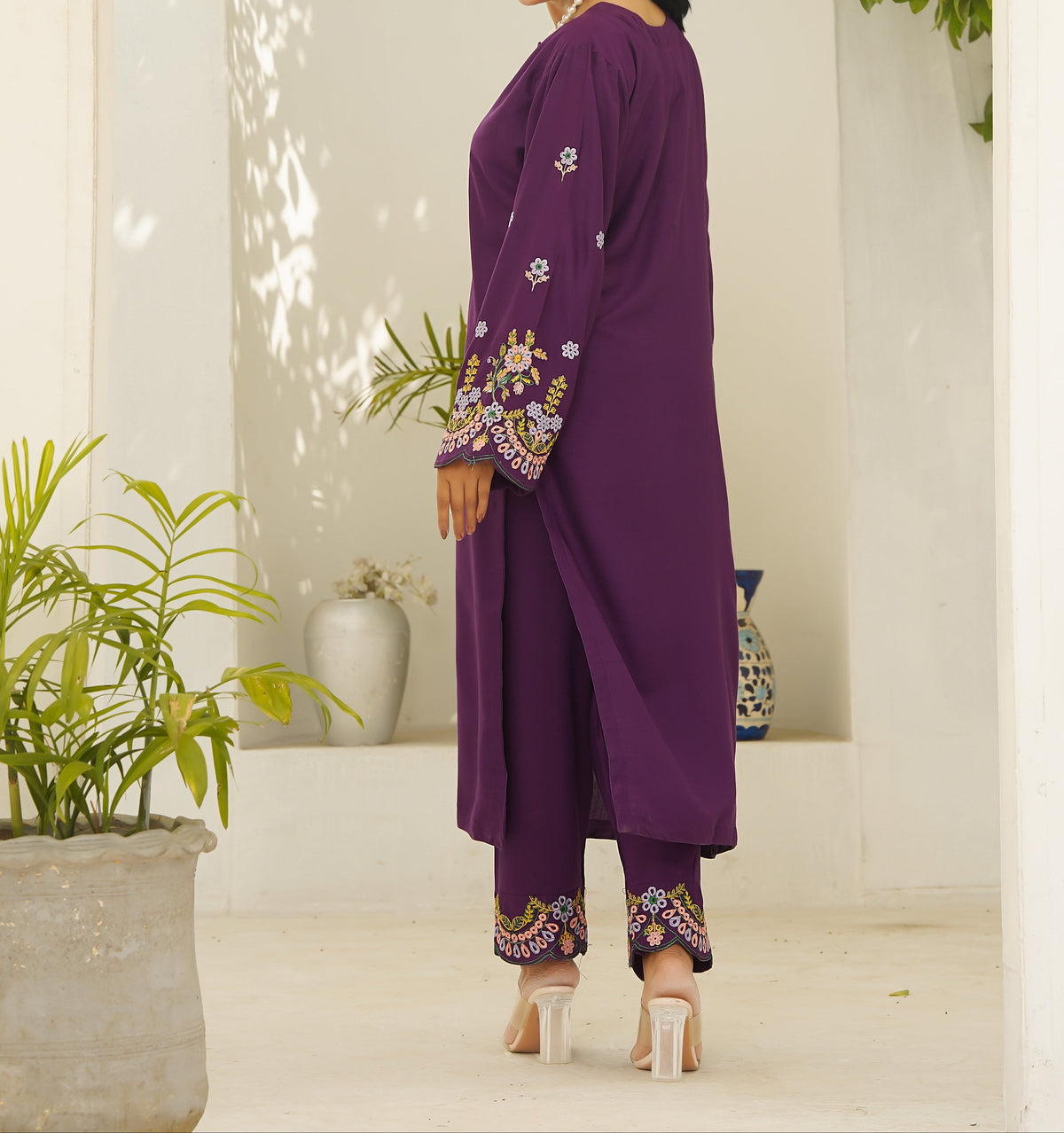 HUMA PURPLE TWO PIECE