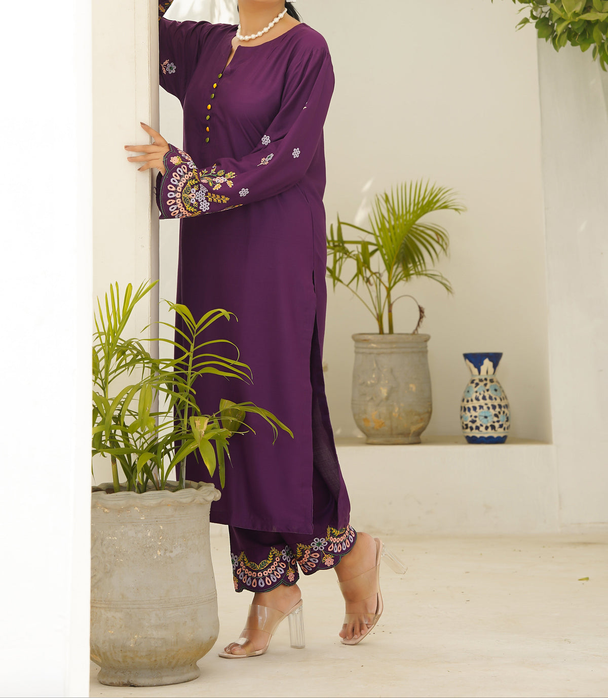 HUMA PURPLE TWO PIECE
