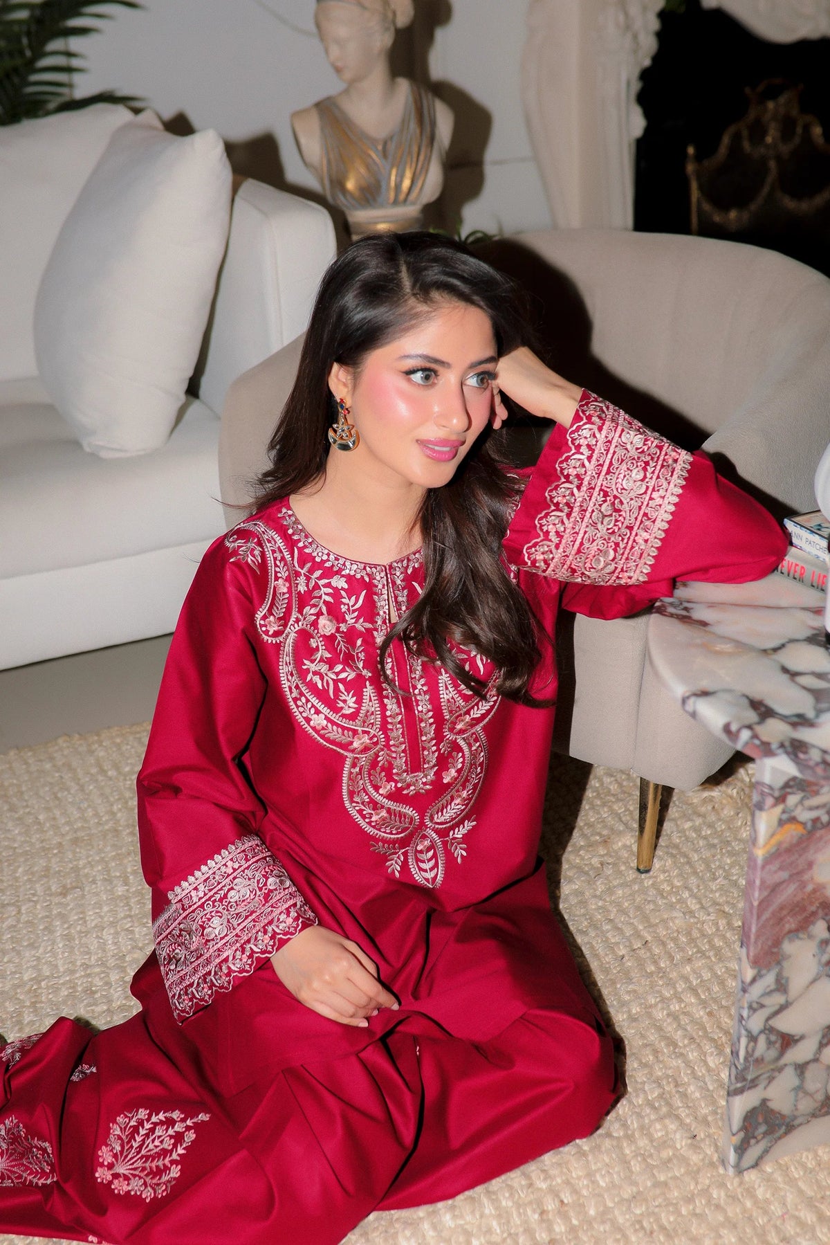 ANEESA EMBROIDED 2 PCS