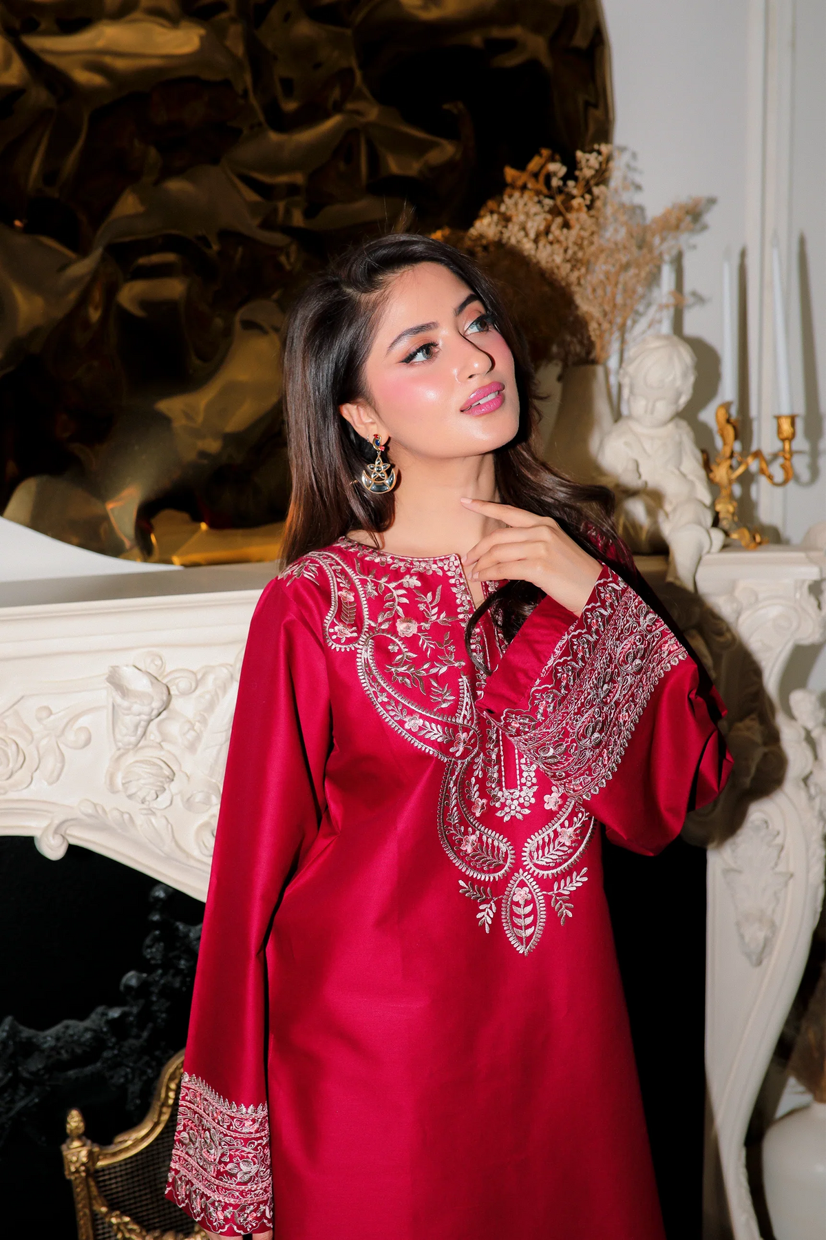 ANEESA EMBROIDED 2 PCS