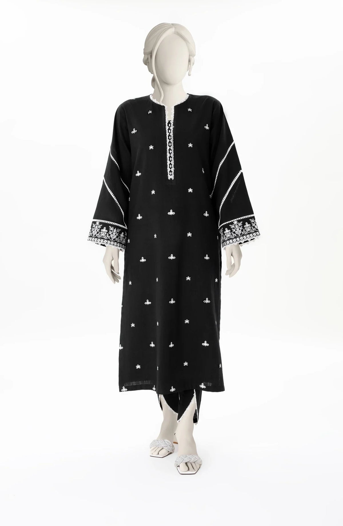 HAROON MTG EMBROIDED 2PSC
